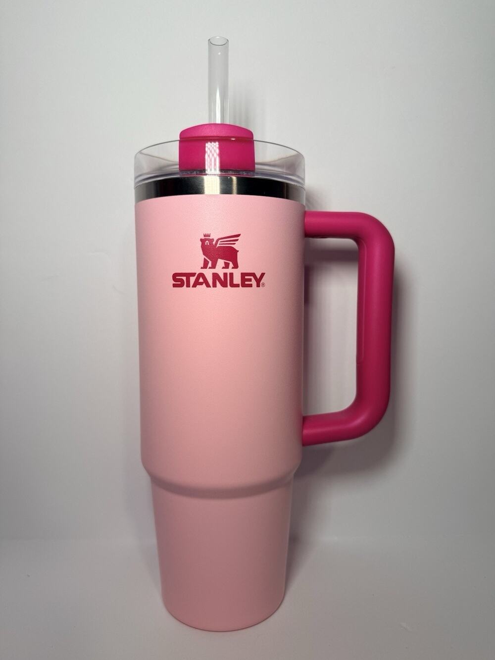 Stanley Korea Limited Edition PINK GARDEN FLAMINGO 30oz Quencher Tumbler BNWT